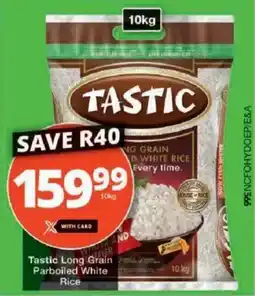 Checkers Tastic Long Grain Parboiled White Rice offer