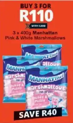 Checkers Manhattan Pink & White Marshmallows offer