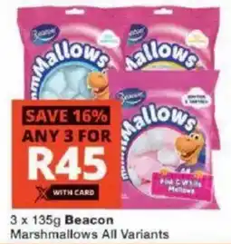 Checkers Beacon Marshmallows All Variants offer