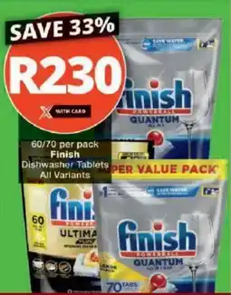 Checkers Finish Dishwasher Tablets All Variants offer