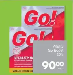 Save Vitality Go Boost offer