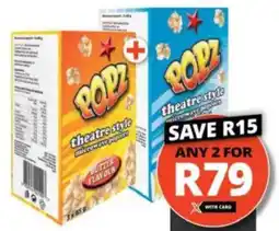 Checkers Popz Microwave Popcorn All Variants offer