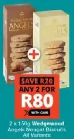 Checkers Wedgewood Angels Nougat Biscuits All Variants offer