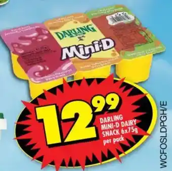 Shoprite Darling mini-d dairy snack offer
