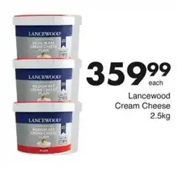 Save Lancewood Cream Cheese offer