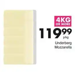 Save Underberg Mozzarella offer