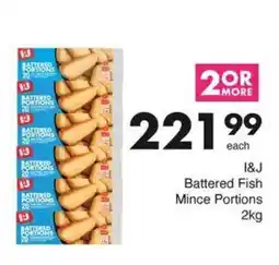 Save I&J Battered Fish Mince Portions offer