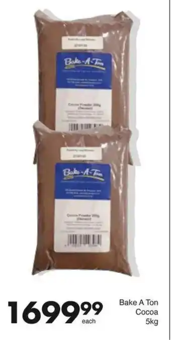 Save Bake A Ton Cocoa offer
