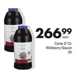 Save Carte D'Or Wildberry Sauce offer