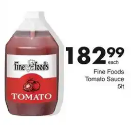 Save Fine Foods Tomato Sauce offer