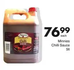 Save Minnies Chilli Sauce offer