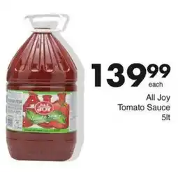Save All Joy Tomato Sauce offer