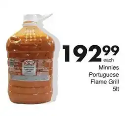 Save Minnies Portuguese Flame Grill offer