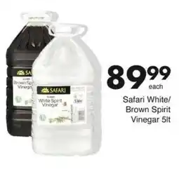 Save Safari White/ Brown Spirit Vinegar offer