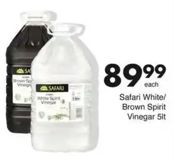 Save Safari White/ Brown Spirit Vinegar offer