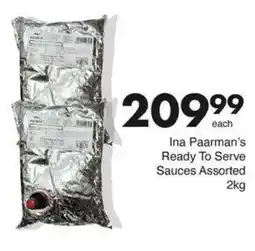 Save Ina Paarman's Ready To Serve Sauces Assorted offer