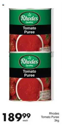 Save Rhodes Tomato Puree offer