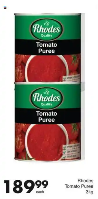 Save Rhodes Tomato Puree offer