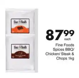 Save Fine Foods Spices BBQ/ Chicken/ Steak & Chops offer