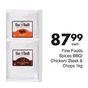 Save Fine Foods Spices BBQ/ Chicken/ Steak & Chops offer