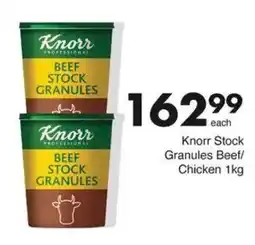Save Knorr Stock Granules Beef/ Chicken offer