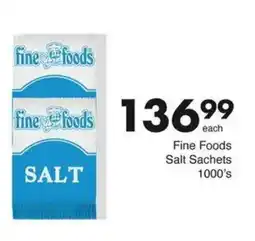 Save Fine Foods Salt Sachets offer
