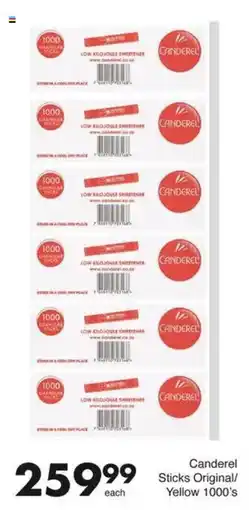 Save Canderel Sticks Original/ Yellow offer