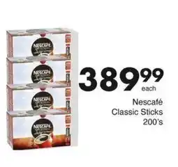 Save Nescafé Classic Sticks offer