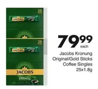Save Jacobs Kronung Original/ Gold Sticks Coffee Singles offer