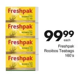 Save Freshpak Rooibos Teabags offer
