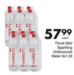 Save Thirsti Still/ Sparkling Unflavoured Water offer