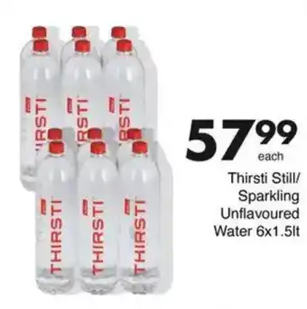 Save Thirsti Still/ Sparkling Unflavoured Water offer
