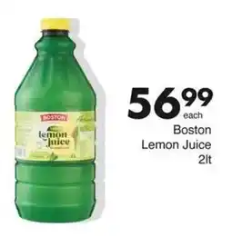 Save Boston Lemon Juice offer