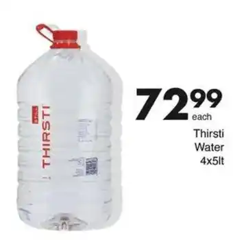 Save Thirsti Water offer