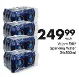 Save Valpre Still/ Sparkling Water offer