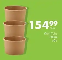 Save Kraft Tubs offer