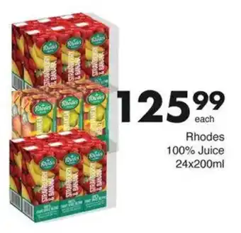 Save Rhodes 100% Juice offer
