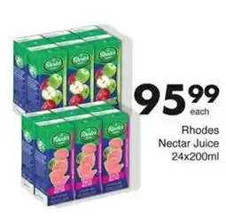 Save Rhodes Nectar Juice offer