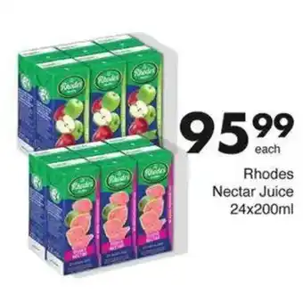 Save Rhodes Nectar Juice offer