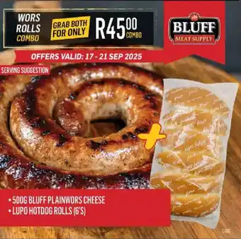 Bluff Meat Supply Grab both for only R45 offer