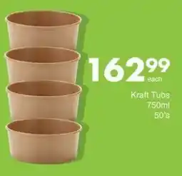 Save Kraft Tubs offer