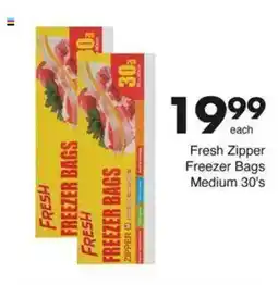 Save Fresh Zipper Freezer Bags Medium offer