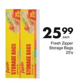 Save Fresh Zipper Storage Bags offer