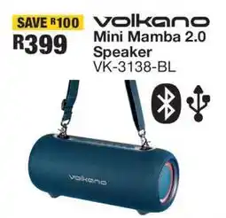 OK Furniture Volkano Mini Mamba 2.0 Speaker VK-3138-BL offer