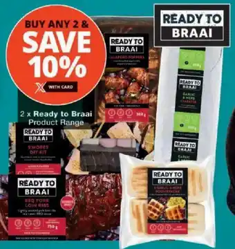 Checkers Ready to Braai Product Range offer
