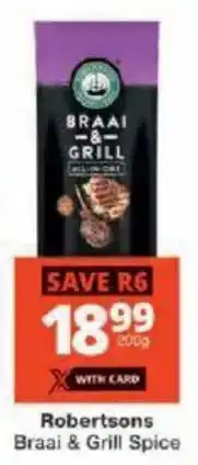 Checkers Robertsons Braai & Grill Spice offer