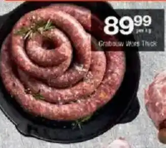 Checkers Grabouw Wors Thick offer
