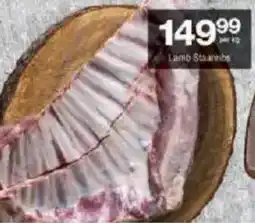 Checkers Lamb Staanribs offer