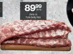 Checkers Bone-in Pork Belly Ribs offer