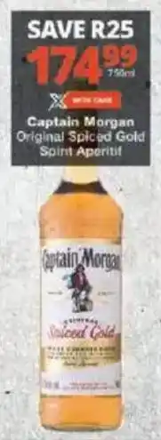 Checkers Captain Morgan Original Spiced Gold Spirit Aperitif offer